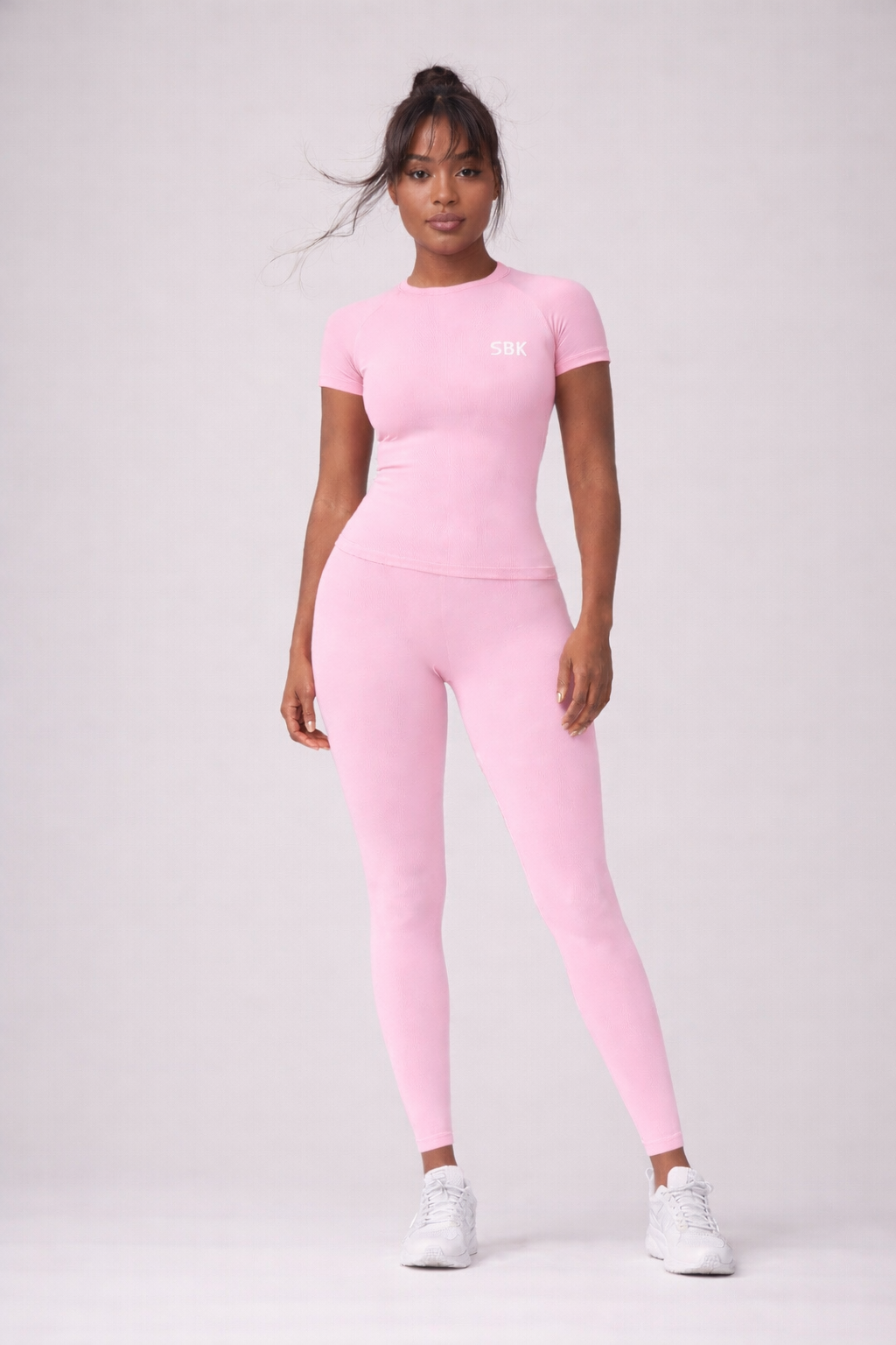 SBK Latest Two- Piece Active Wear Set- Scrunch butt