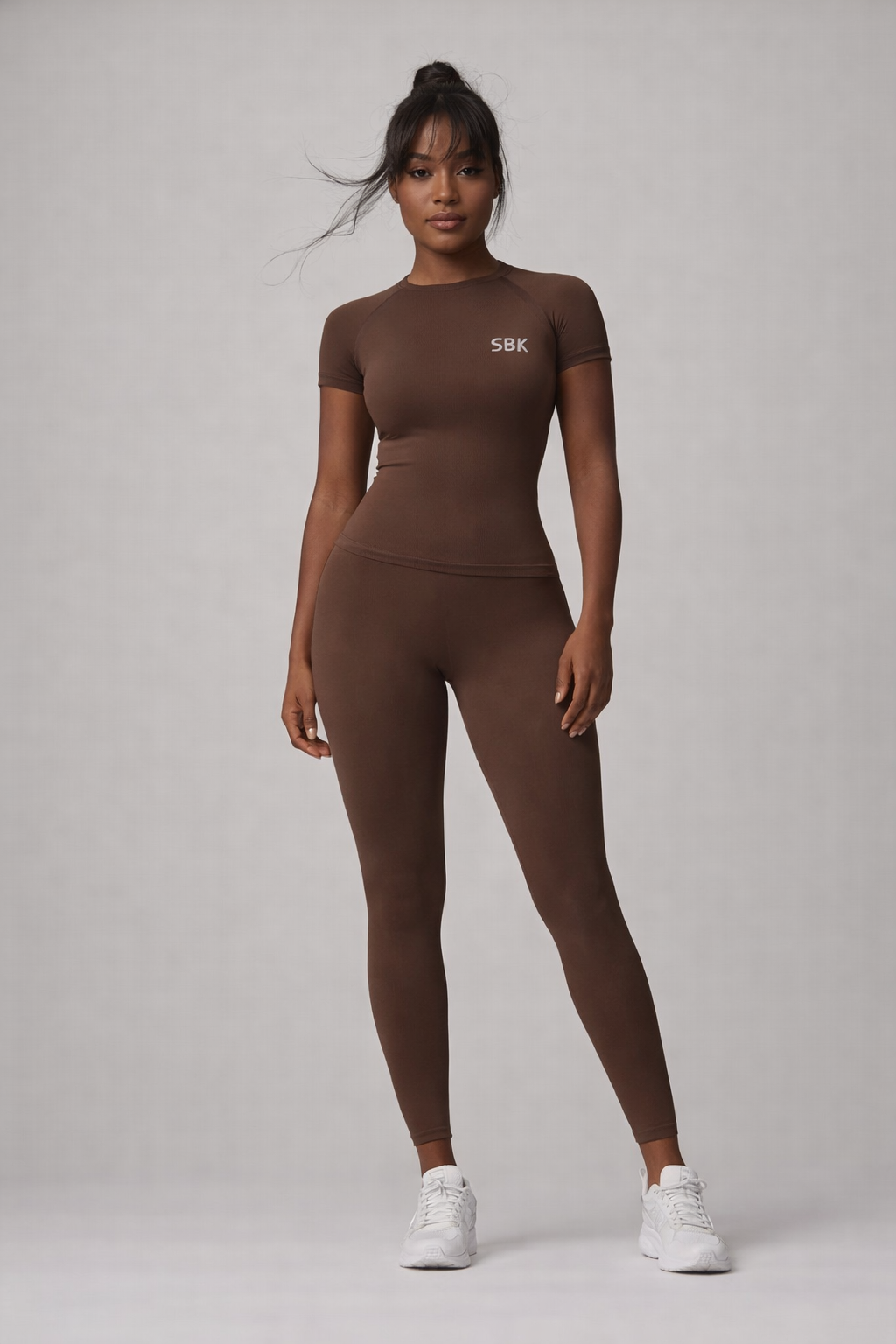 SBK Latest Two- Piece Active Wear Set- Scrunch butt