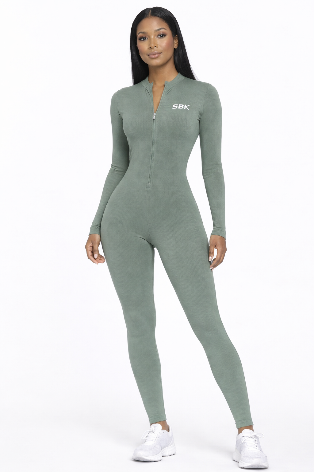 Zip Up One Piece Long Sleeve SBK Jumpsuit