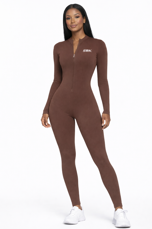Zip Up One Piece Long Sleeve SBK Jumpsuit