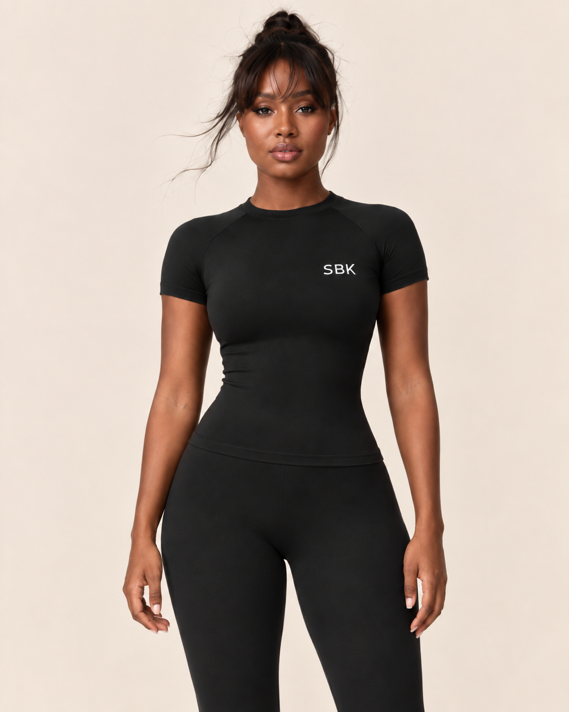 SBK Latest Two- Piece Active Wear Set- Scrunch butt
