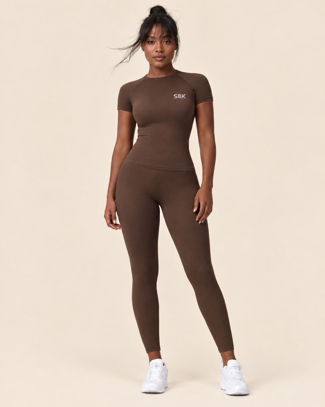 SBK Latest Two- Piece Active Wear Set- Scrunch butt