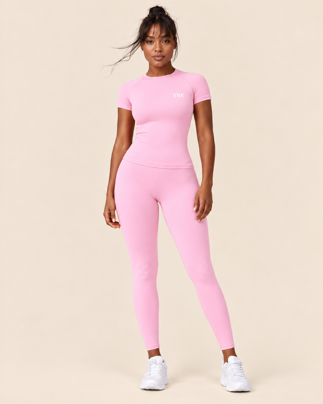 SBK Latest Two- Piece Active Wear Set- Scrunch butt